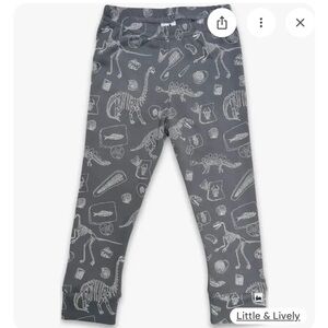 Little & Lively Kids Bamboo Fossil Leggings
